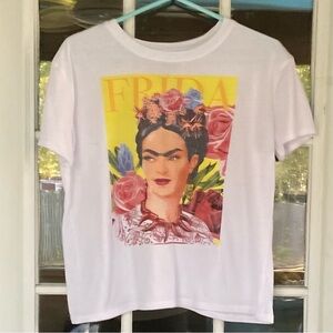 Frida Kahlo Tee Viva La Vida. Medium